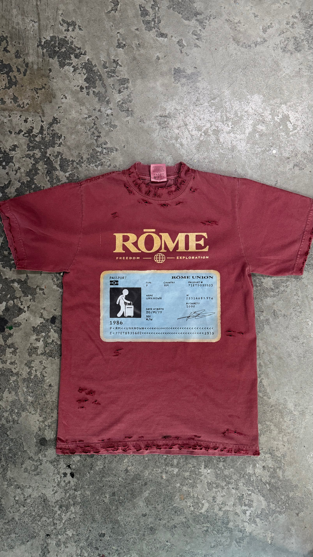 Red RŌME Graphic Tee