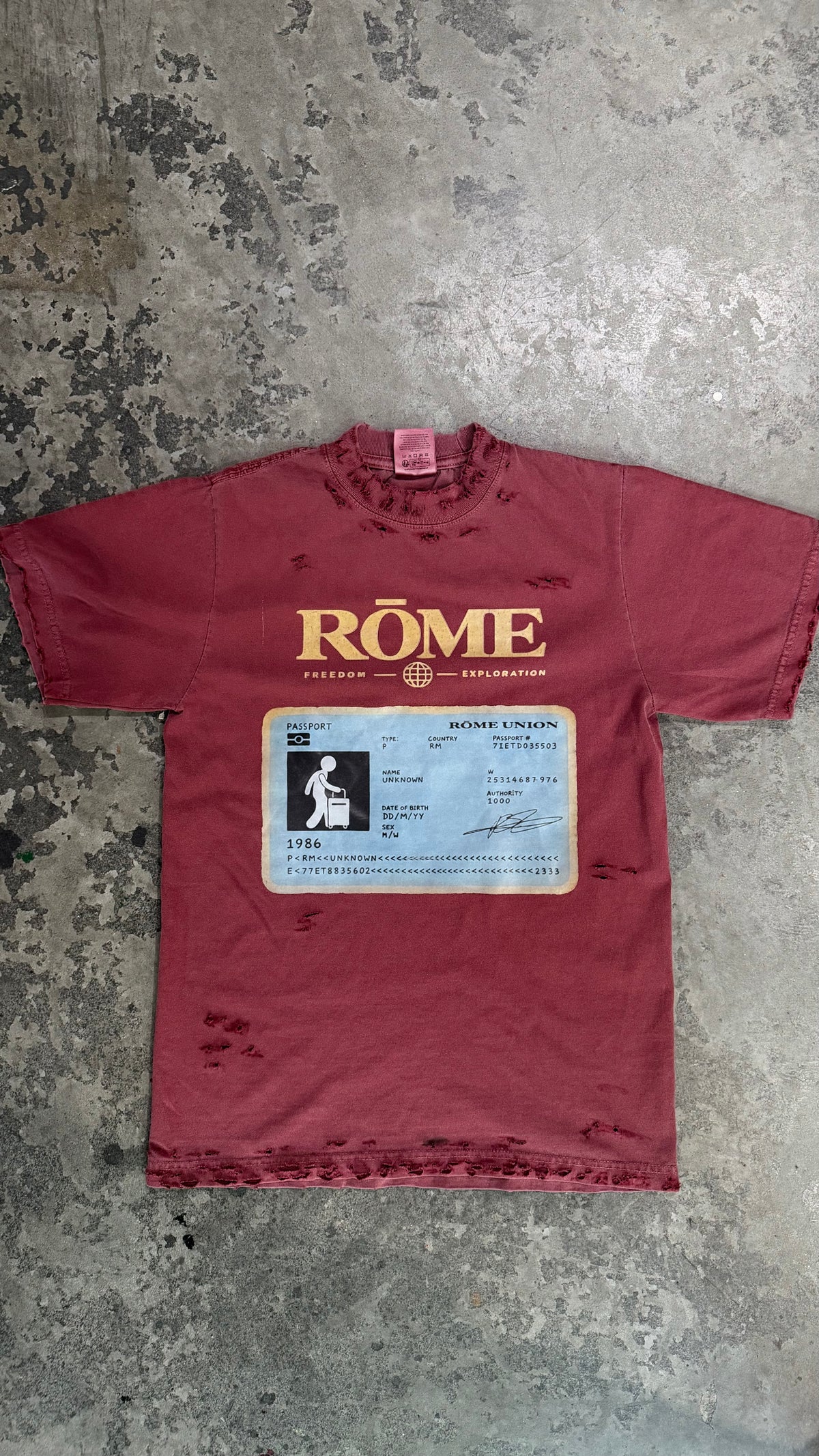 Red RŌME Graphic Tee
